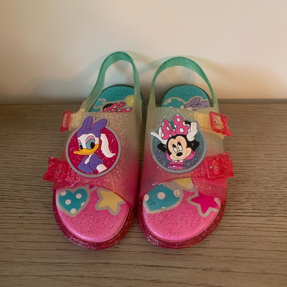 Disney Glitter Sandals with Minnie and Daisy
